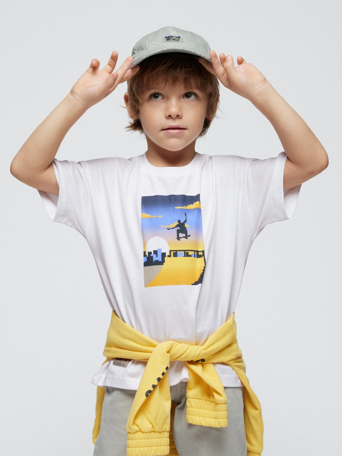 T´shirt skate park Branco (Branco)  para Menino - Mayoral