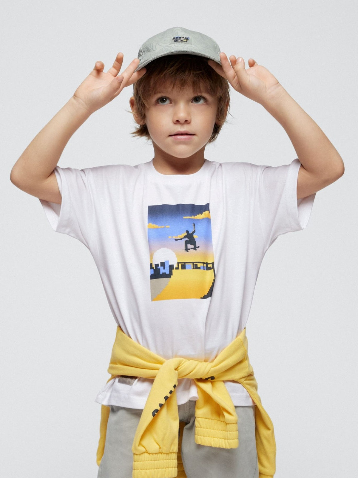 T´shirt skate park Branco (Branco)  para Menino - Mayoral