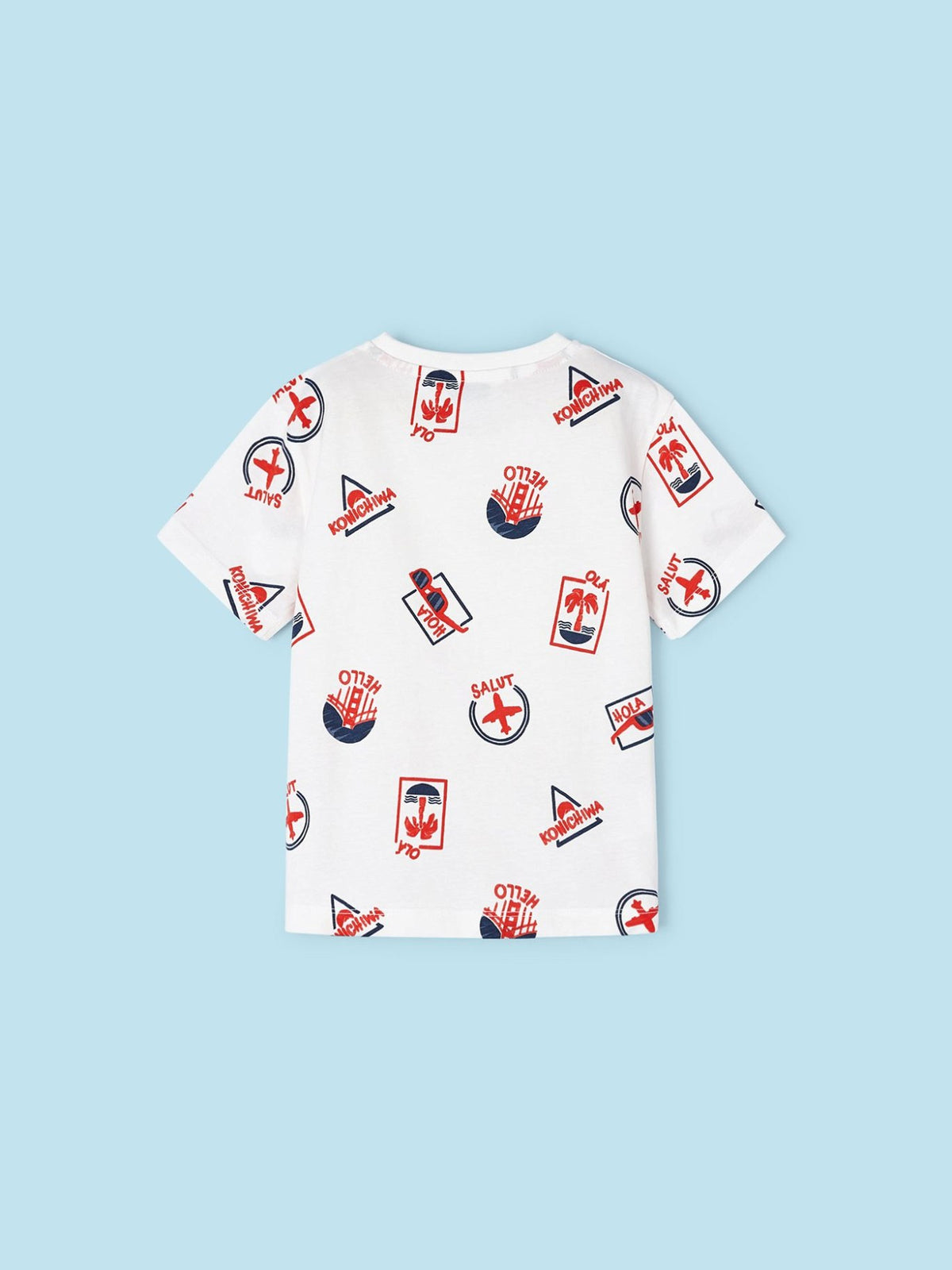 Set t´shirts m/curta estamp. Azul escur (Azul)  para Menino - Mayoral