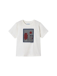 Camiseta lenticular Nata (Creme / Pérola)  para Menino - Mayoral