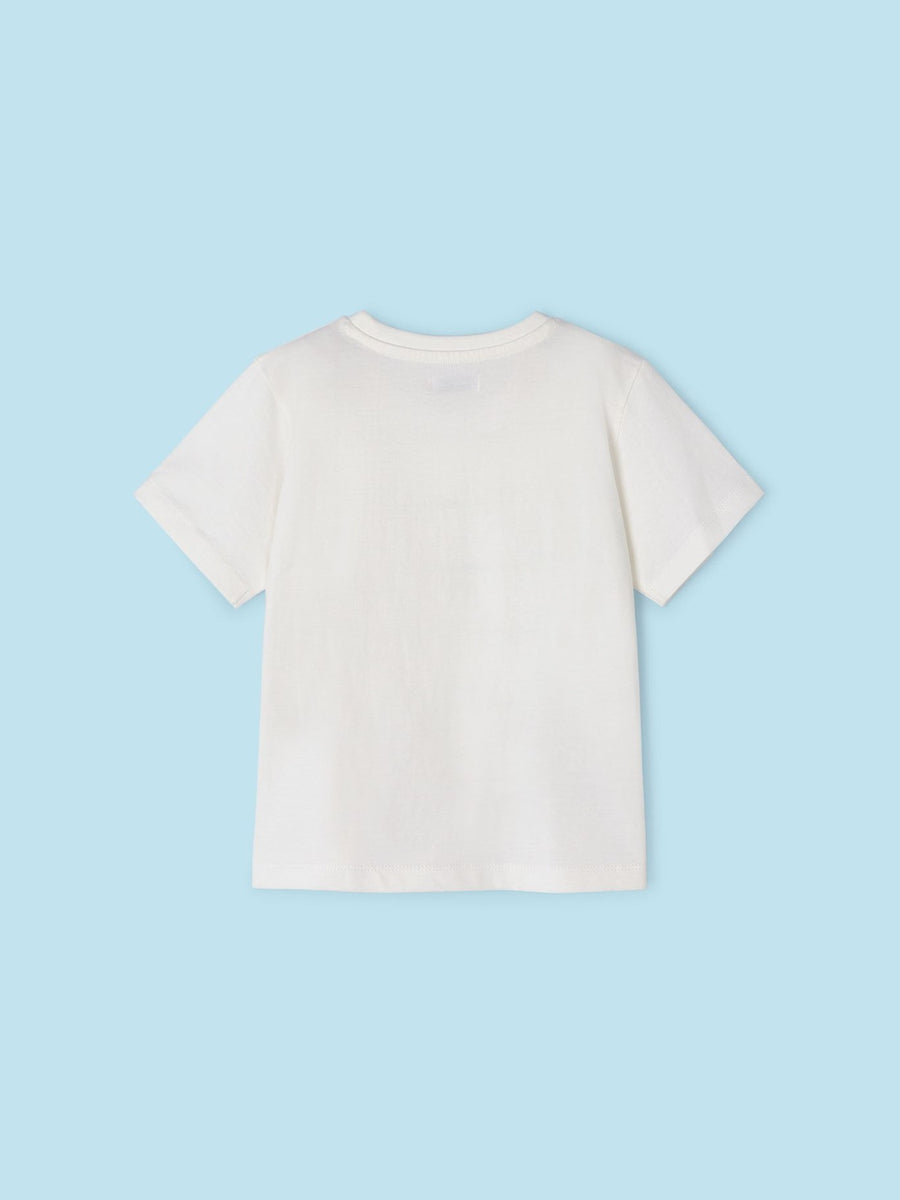 Camiseta lenticular Nata (Creme / Pérola)  para Menino - Mayoral