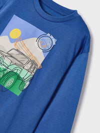 Camisola "on the road" Turquesa (Turquesa)  para Menino - Mayoral