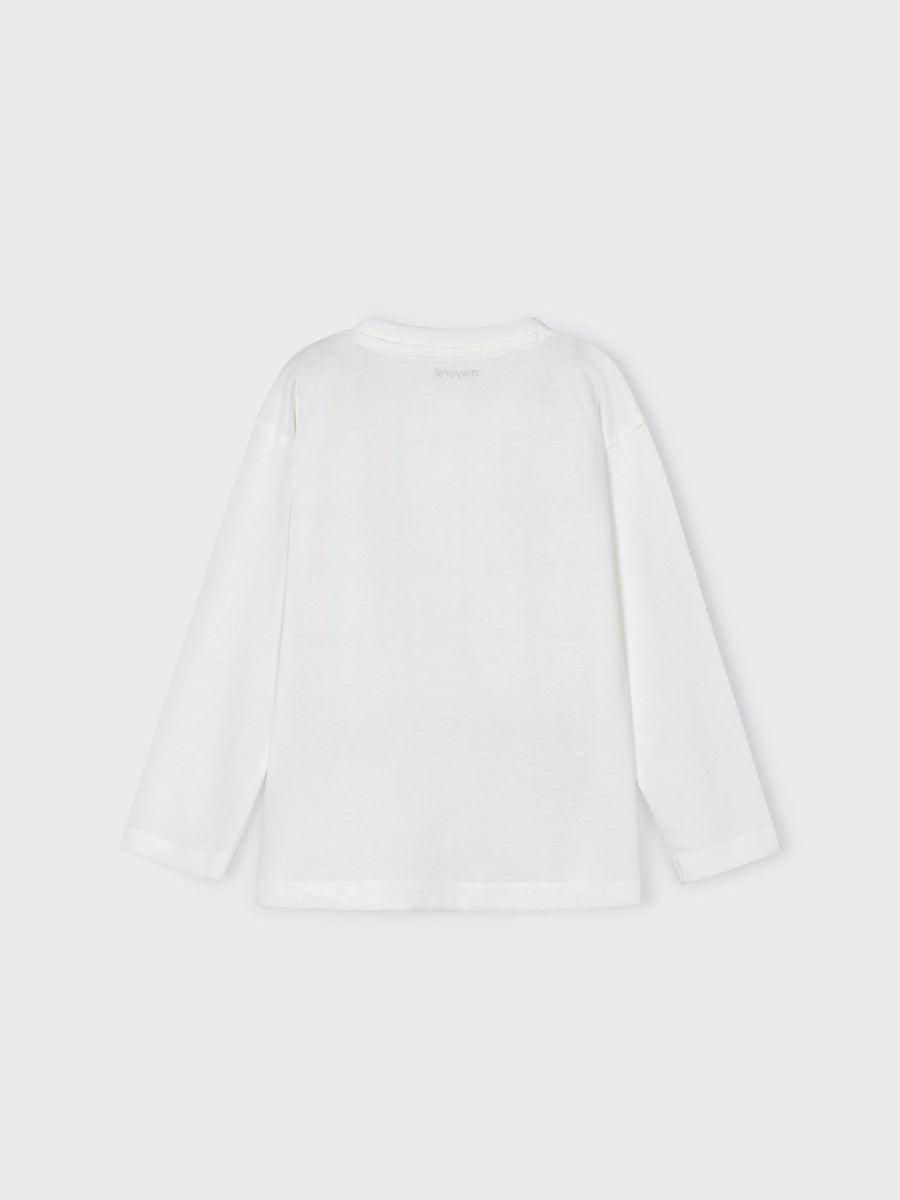 Camisola "on the road" Nata (Creme / Pérola)  para Menino - Mayoral