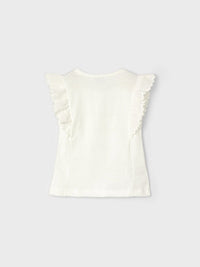 Camiseta guipur Crú (Creme / Pérola)  para Menina - Mayoral