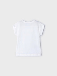 Camiseta crochet Branco (Branco)  para Menina - Mayoral