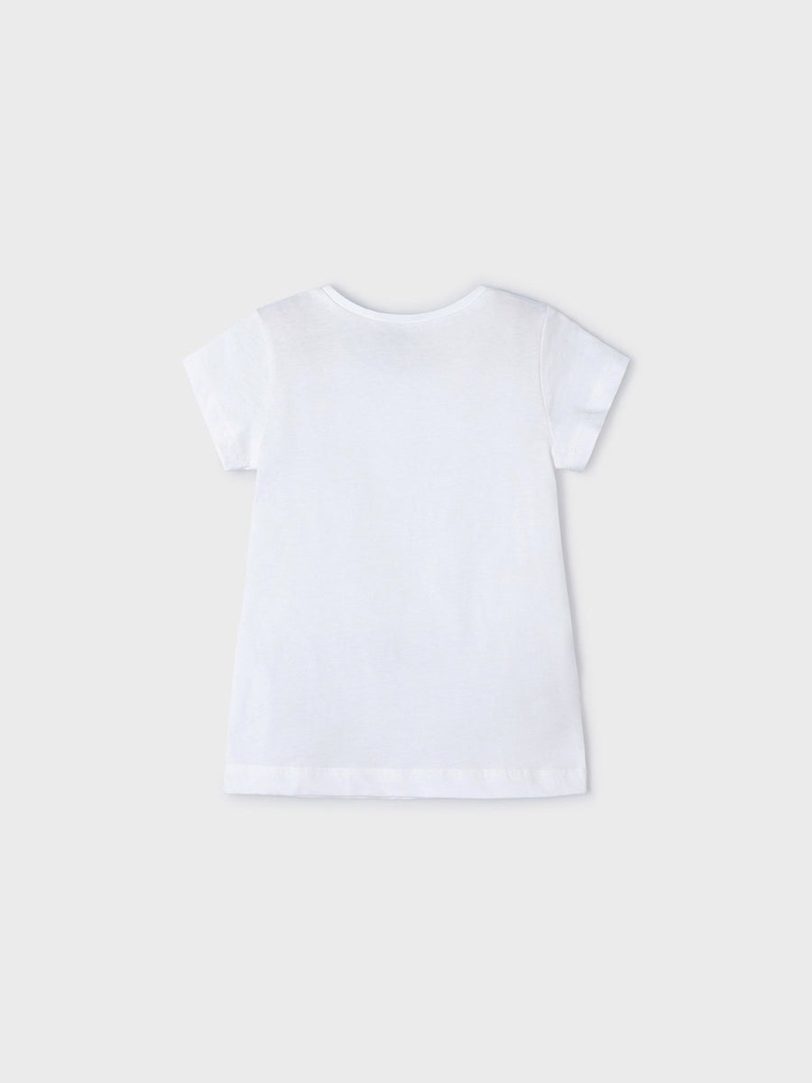 Camiseta manga curta Branco (Branco)  para Menina - Mayoral