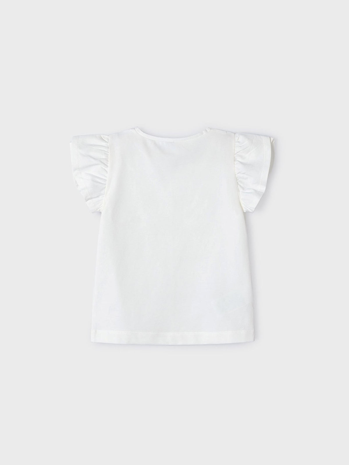 Camiseta manga curta Crú-nude (Rosa Bébé)  para Menina - Mayoral