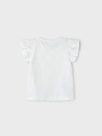 Camiseta manga curta Crú-nude (Rosa Bébé)  para Menina - Mayoral