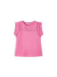 Blusa perfurada Camélia (Rosa)  para Menina - Mayoral