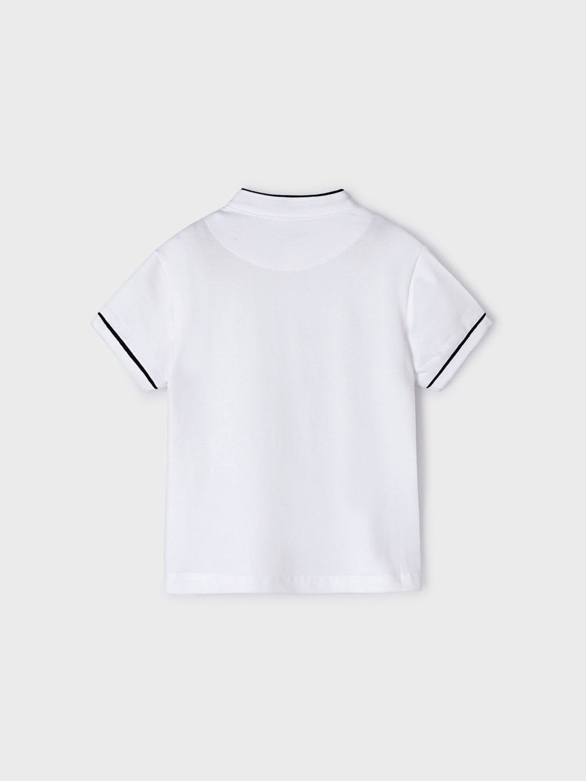 Polo m/curta gola mao Branco (Branco)  para Menino - Mayoral