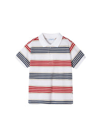 Polo m/curta riscas Melancia (Vermelho)  para Menino - Mayoral