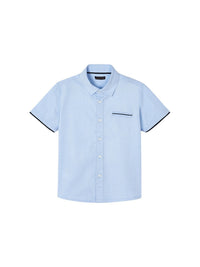 Camisa m/comp. suiting Celeste (Celeste)  para Menino - Mayoral