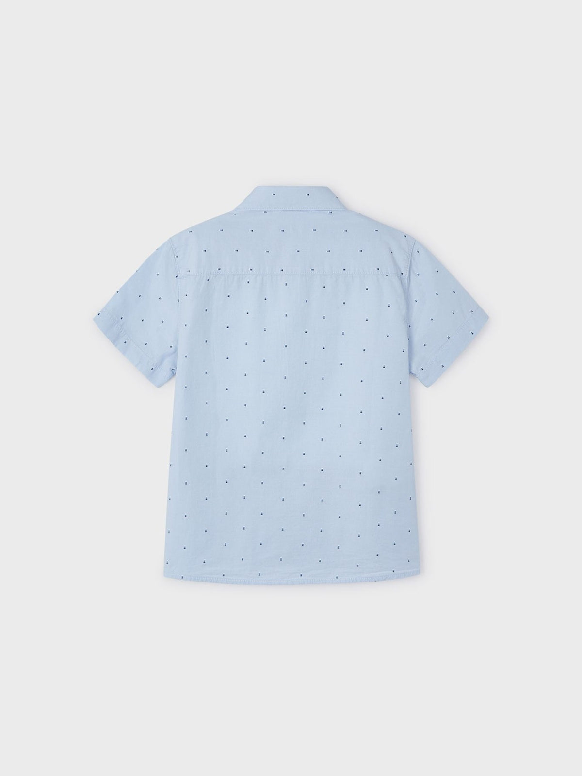 Camisa m/curta micro estampad Celeste (Celeste)  para Menino - Mayoral