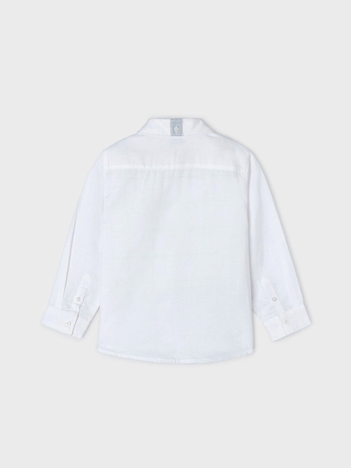 Camisa m/comp. linho suiting Branco (Branco)  para Menino - Mayoral