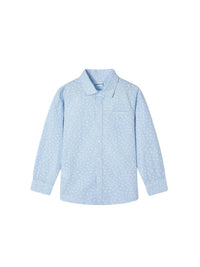 Camisa m/comp. estampada Celeste (Celeste)  para Menino - Mayoral