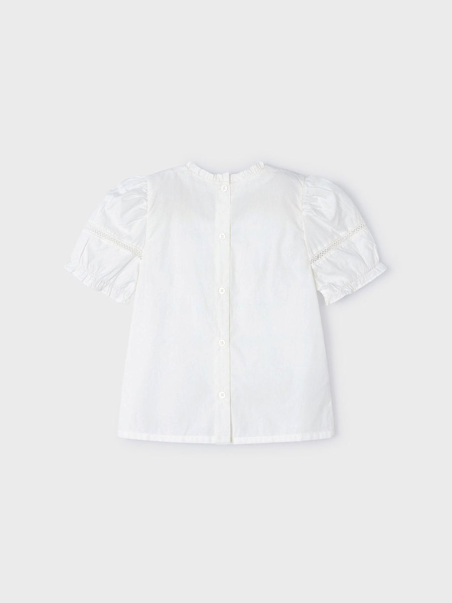 Túnica popelin Crú (Creme / Pérola)  para Menina - Mayoral