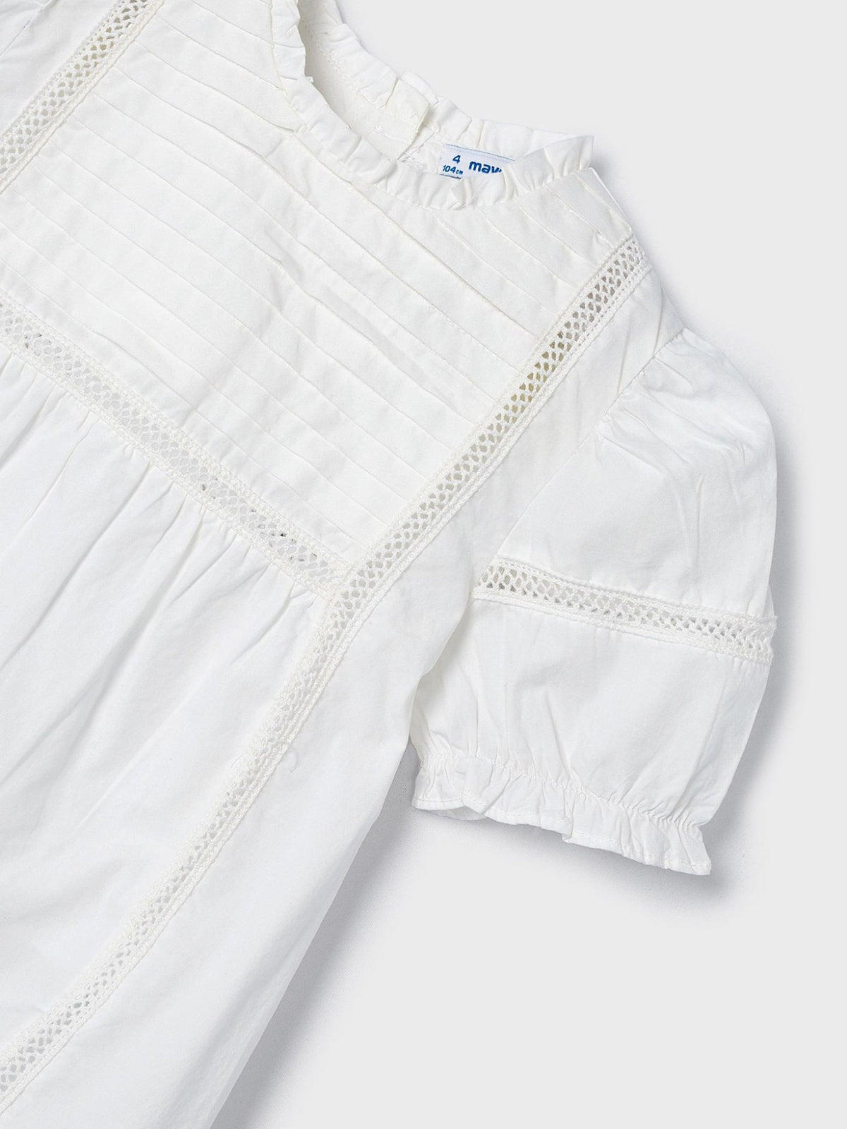 Túnica popelin Crú (Creme / Pérola)  para Menina - Mayoral