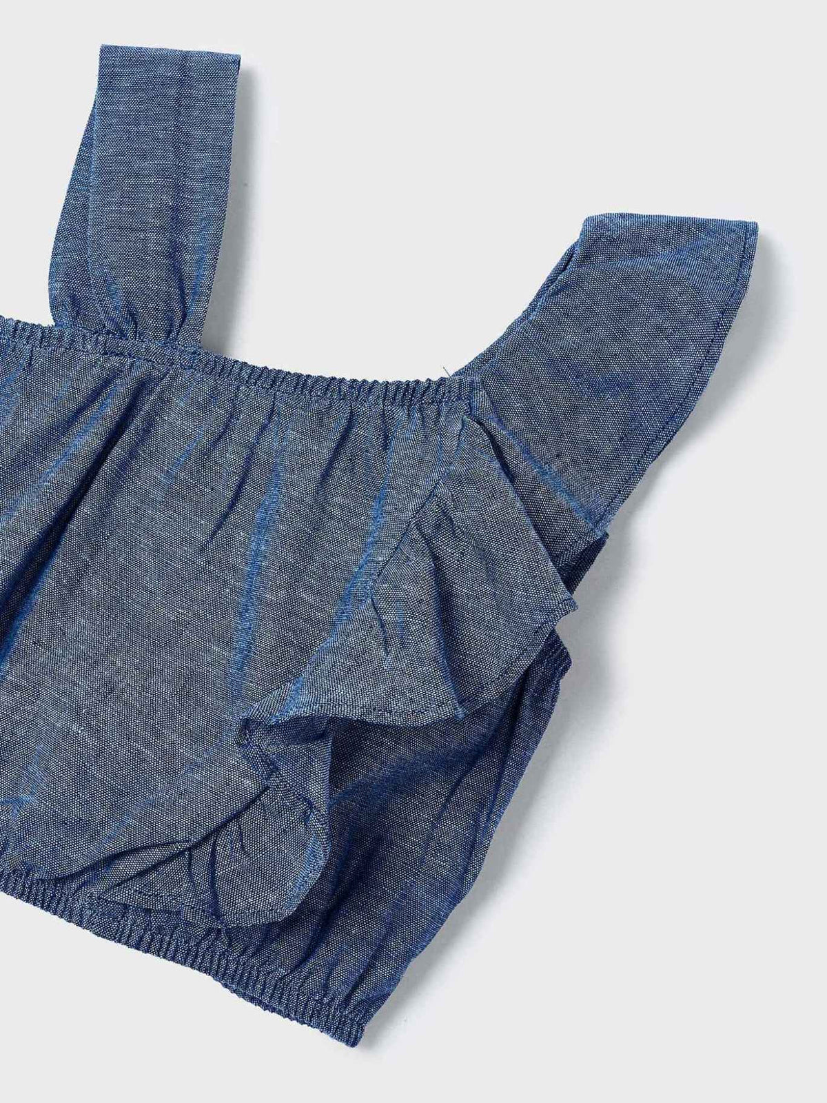 Túnica linho Azul blue (Azul)  para Menina - Mayoral