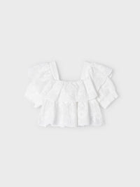 Túnica bordados Branco (Branco)  para Menina - Mayoral