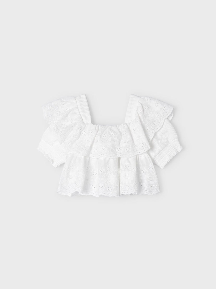 Túnica bordados Branco (Branco)  para Menina - Mayoral