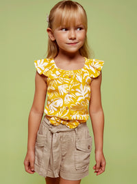 Cação algodão tencel Sésamo (Bege)  para Menina - Mayoral
