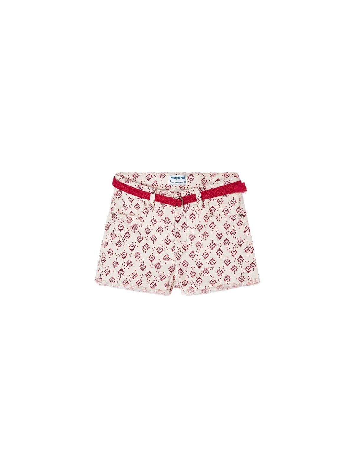 Calção saja estampado Grão bico (Creme / Pérola)  para Menina - Mayoral