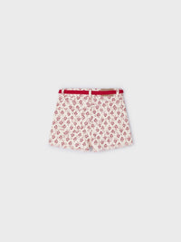 Calção saja estampado Grão bico (Creme / Pérola)  para Menina - Mayoral