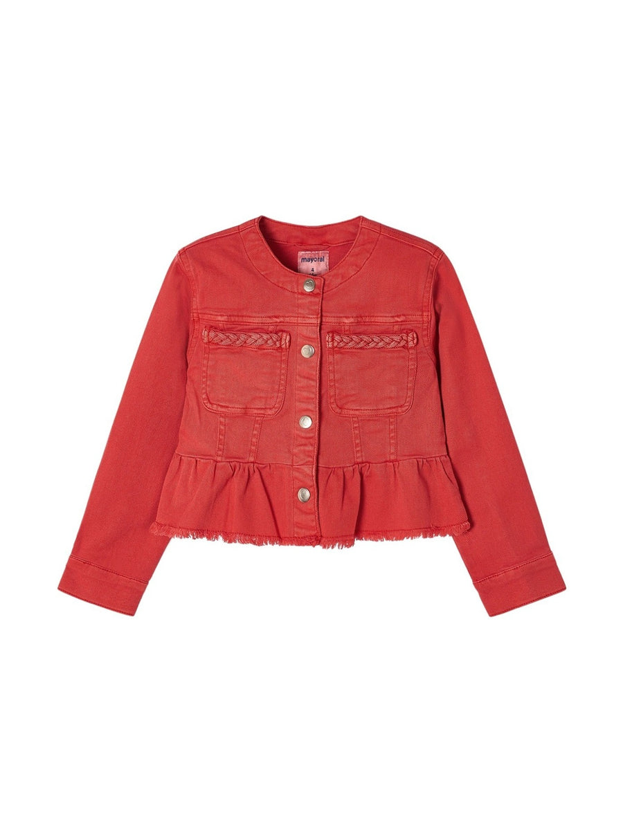 Blusão sarja Granadina (Vermelho)  para Menina - Mayoral
