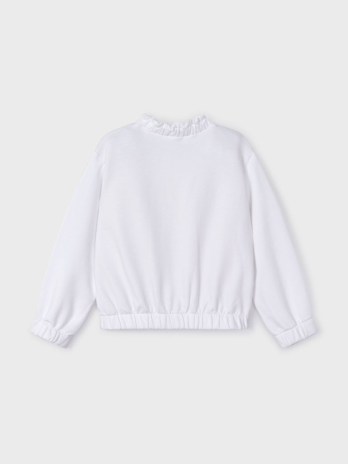 Casaco bolso guipur Branco (Branco)  para Menina - Mayoral
