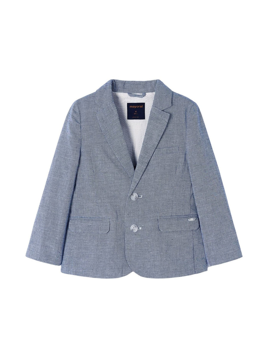 Jaqueta linho suiting Azul (Marinho)  para Menino - Mayoral
