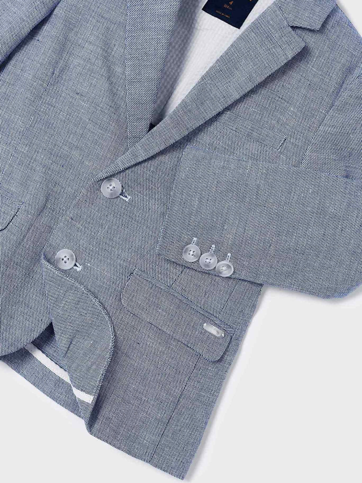 Jaqueta linho suiting Azul (Marinho)  para Menino - Mayoral