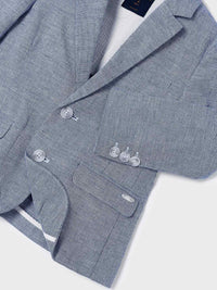 Jaqueta linho suiting Azul (Marinho)  para Menino - Mayoral