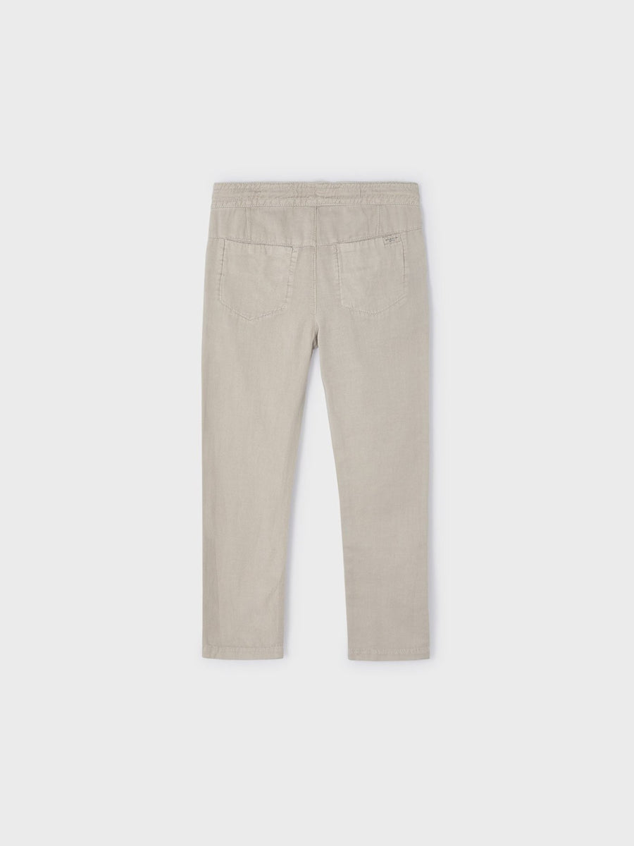 Calça linho delavado Semola (Castanho Claro)  para Menino - Mayoral