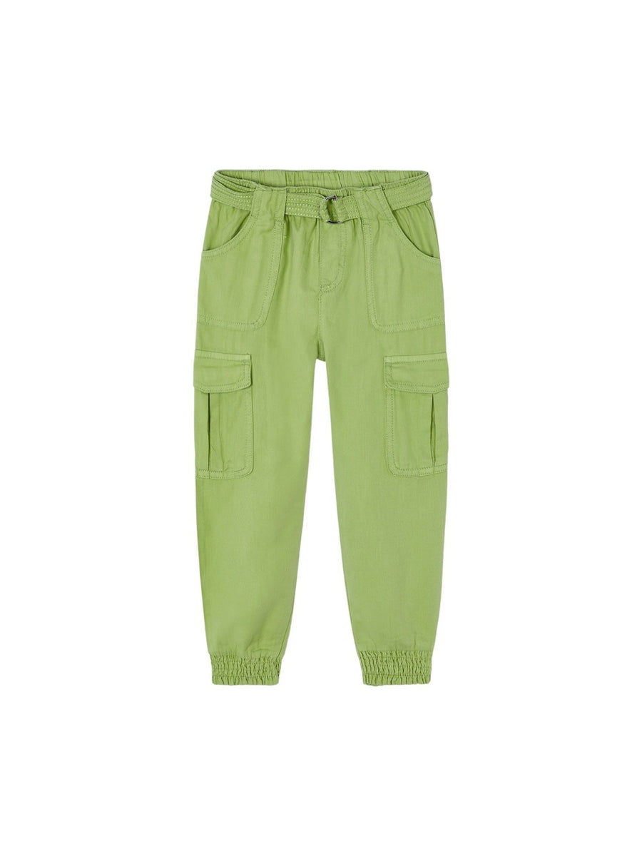 Calça algodão tencel Maçã (Verde Alface)  para Menina - Mayoral