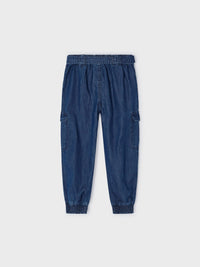 Calça algodão tencel Escuro (Marinho)  para Menina - Mayoral