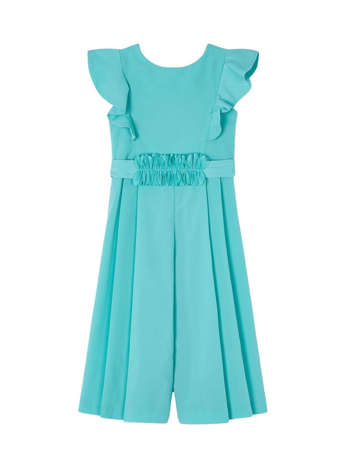 Macacão crepe Azul jade (Turquesa)  para Menina - Mayoral
