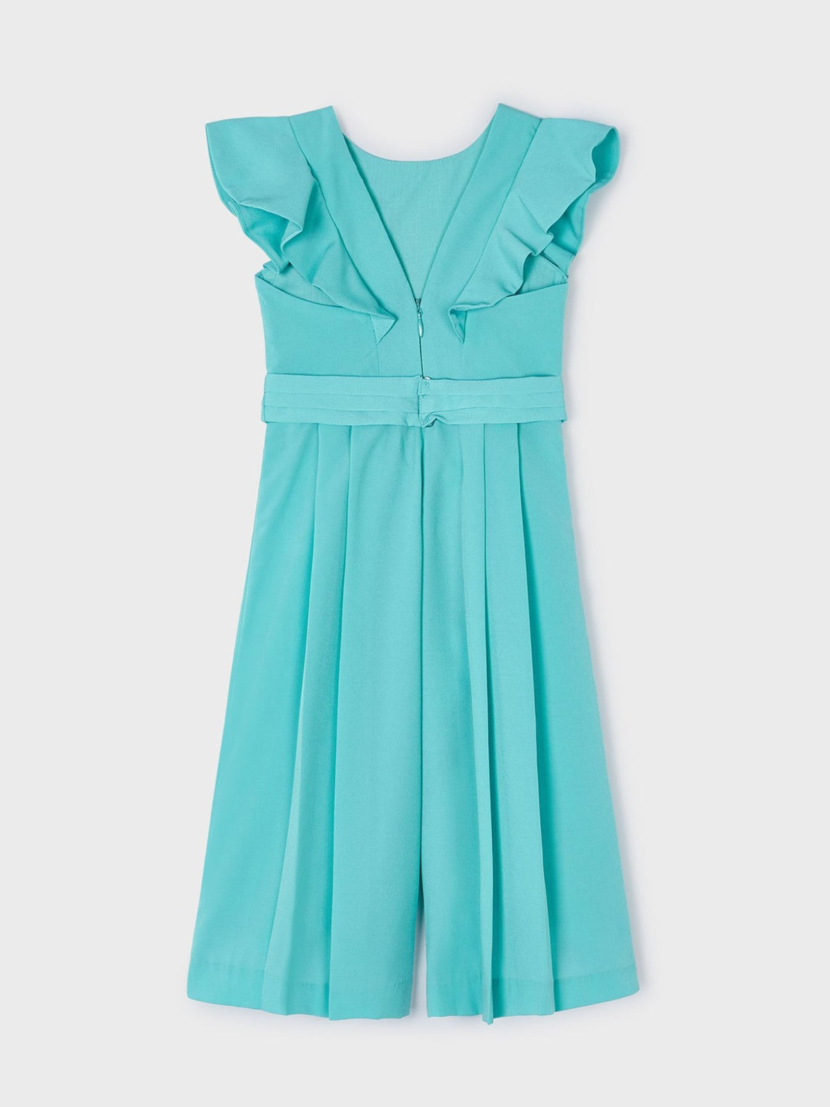 Macacão crepe Azul jade (Turquesa)  para Menina - Mayoral