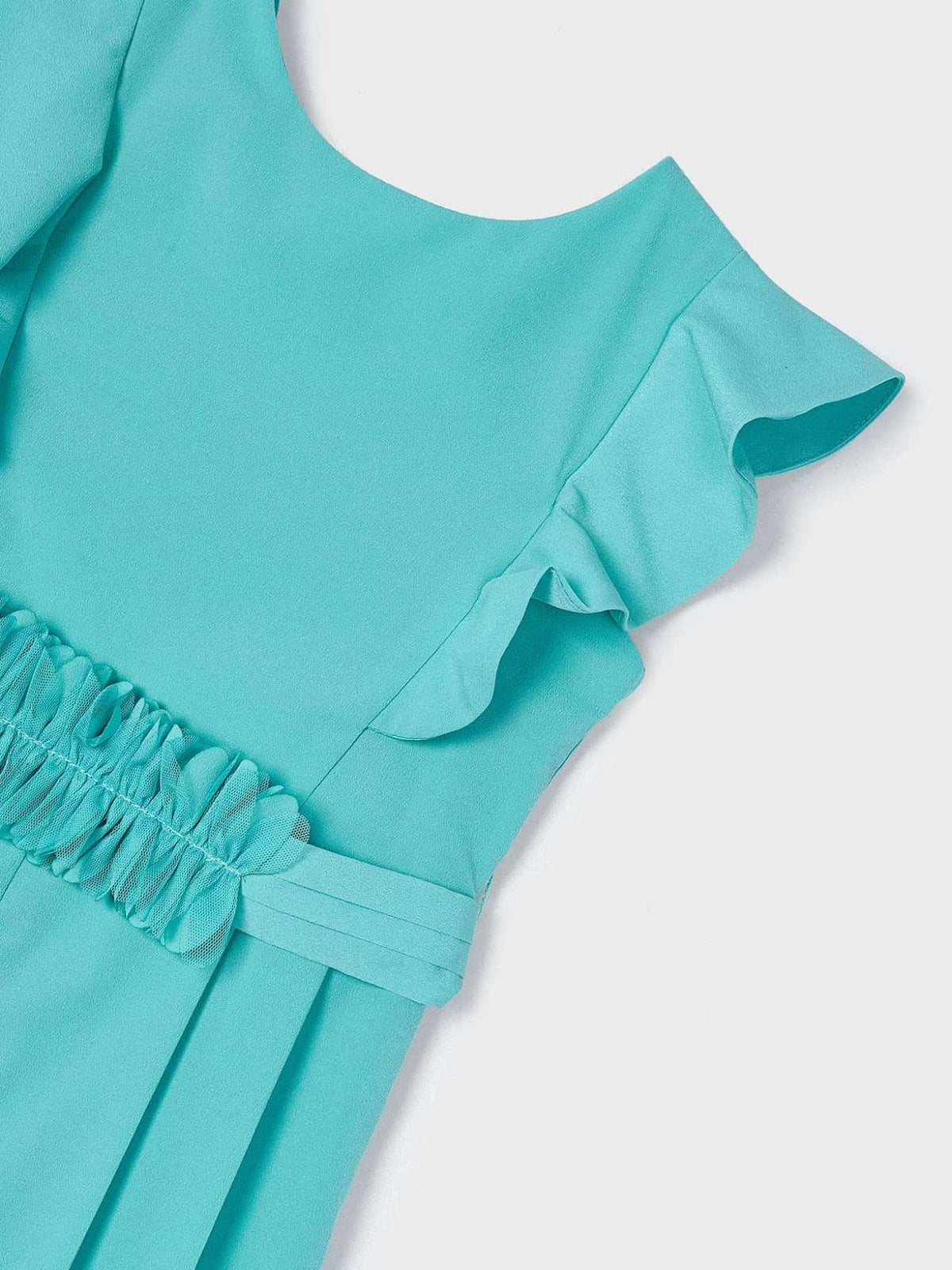 Macacão crepe Azul jade (Turquesa)  para Menina - Mayoral