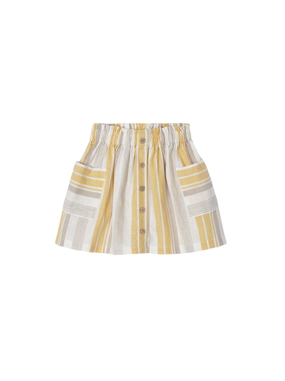 Saia xadrez Mel (Amarelo Ocre)  para Menina - Mayoral