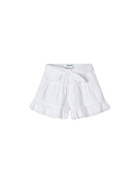 Saia calção laço Branco (Branco)  para Menina - Mayoral