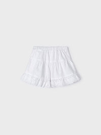 Saia calção laço Branco (Branco)  para Menina - Mayoral
