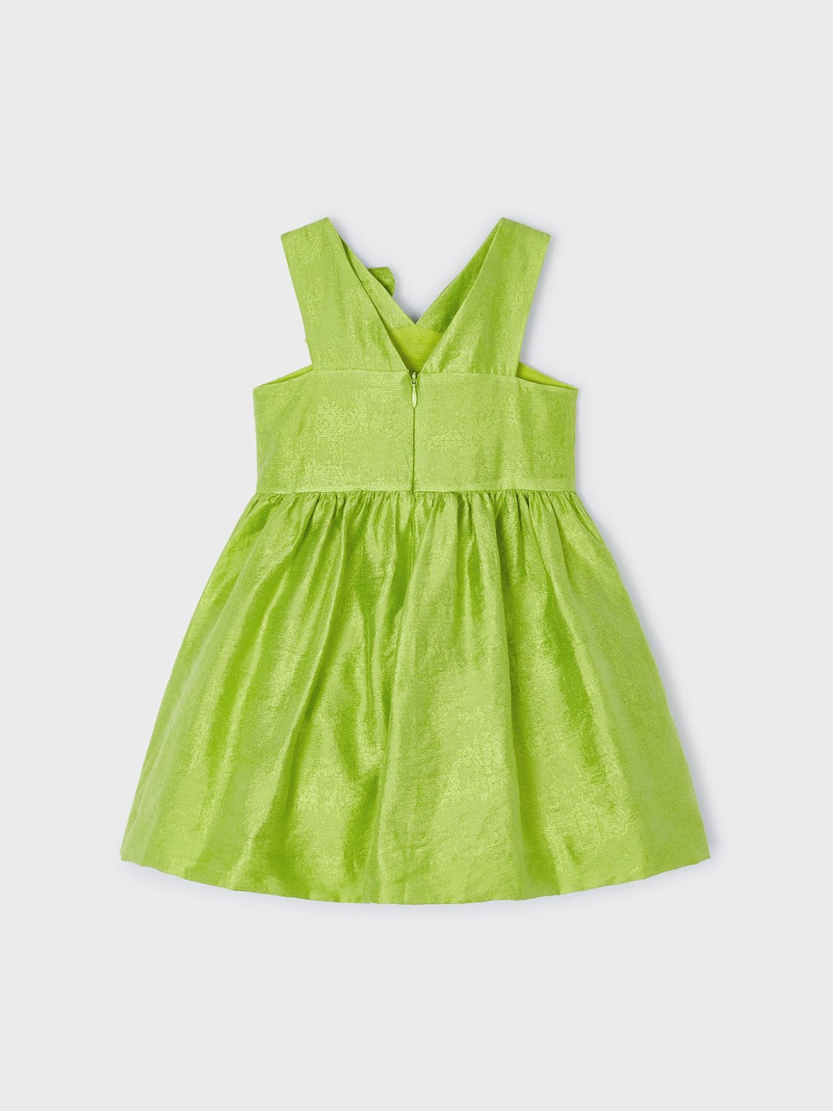 Vestido flores 3d Kiwi (Verde Alface)  para Menina - Mayoral
