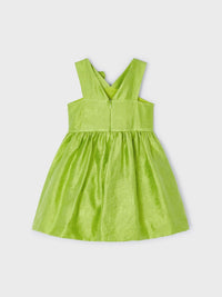 Vestido flores 3d Kiwi (Verde Alface)  para Menina - Mayoral