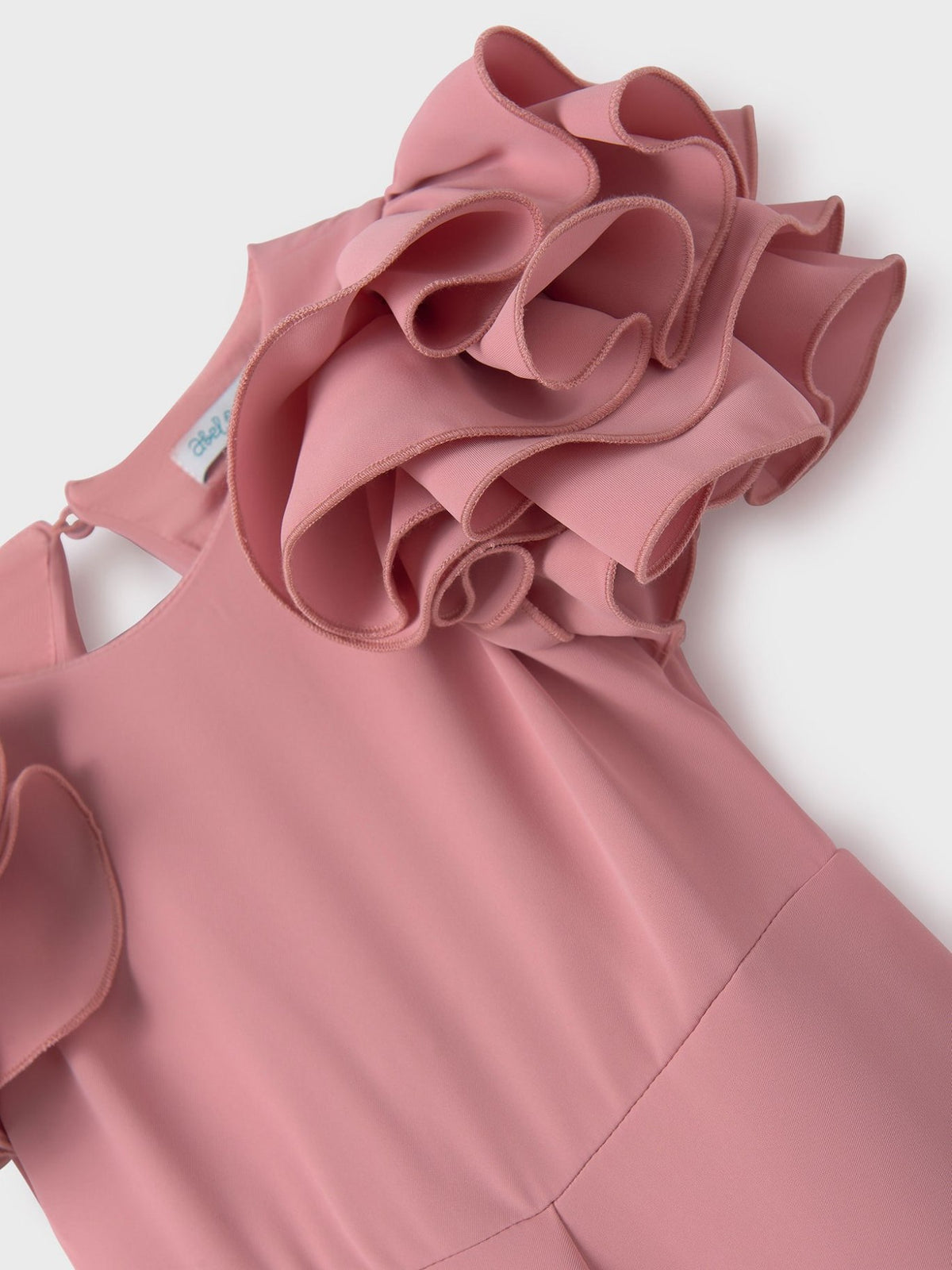 Macacão crepe fluido Blush (Rosa Velho)  para Menina - Abel & Lula