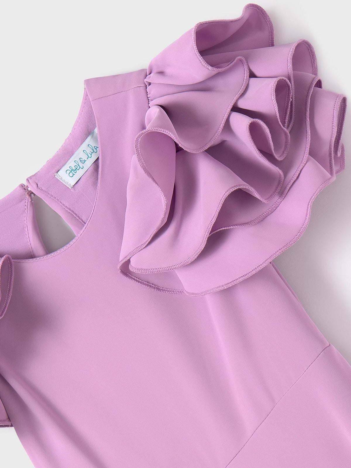 Macacão crepe fluido Rosa malva (Lilás)  para Menina - Abel & Lula