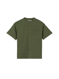 T´shirt estruturada riscas Jungle (Verde Tropa)  para Menino - Mayoral