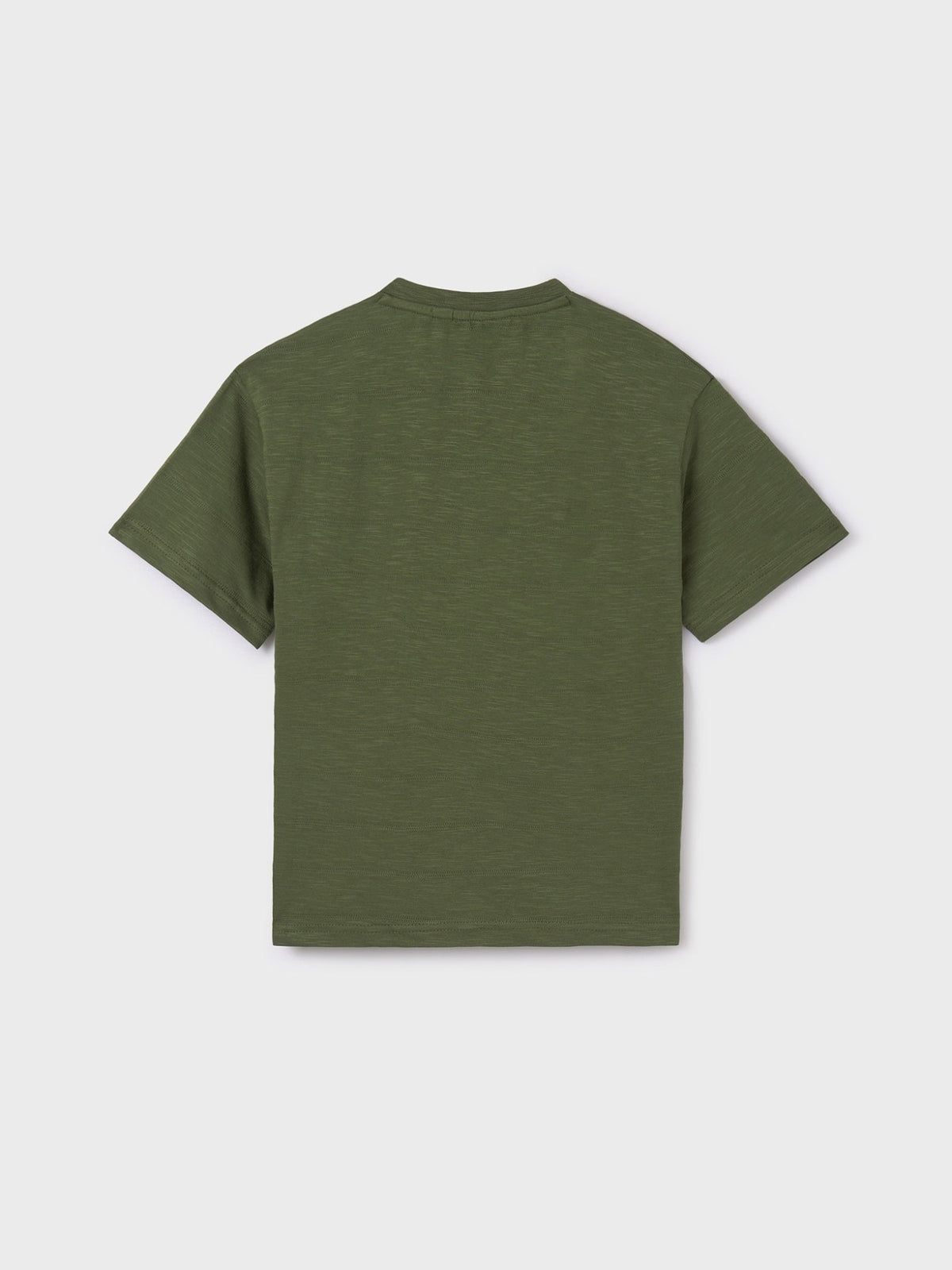 T´shirt estruturada riscas Jungle (Verde Tropa)  para Menino - Mayoral