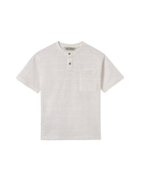T´shirt estruturada riscas Nata (Creme / Pérola)  para Menino - Mayoral