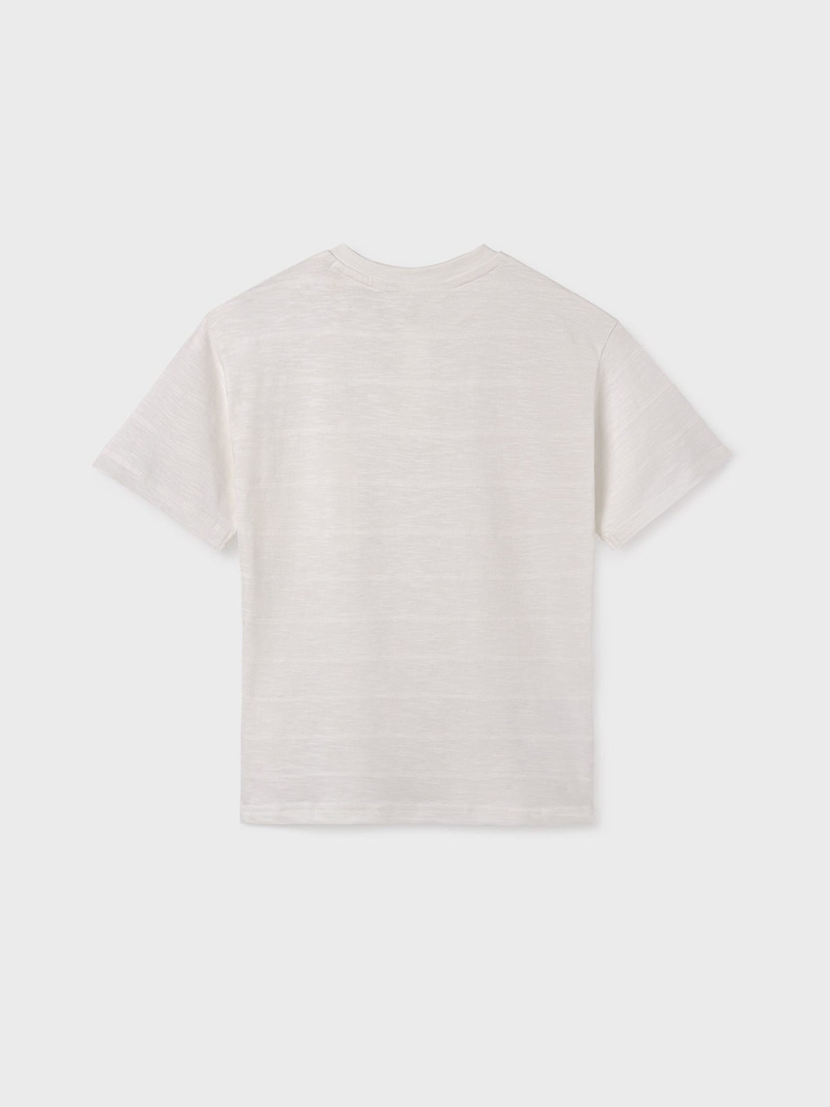 T´shirt estruturada riscas Nata (Creme / Pérola)  para Menino - Mayoral