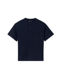T´shirt estruturada riscas Marinho (Marinho)  para Menino - Mayoral